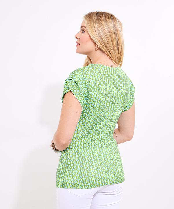 Produktbild Joe Browns Retro Geo Print Zip Neck Top (42)