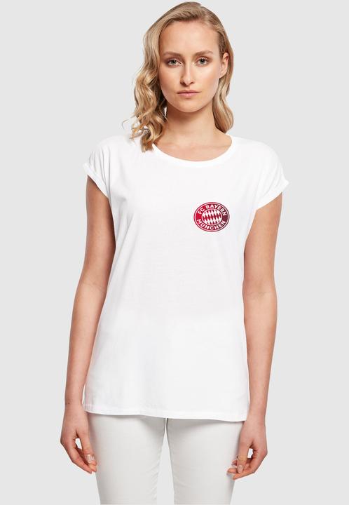 Actual product image FC Bayern München Ladies Mia San Mia V GR Extended Shoulder Tee - 115543 (5XL)