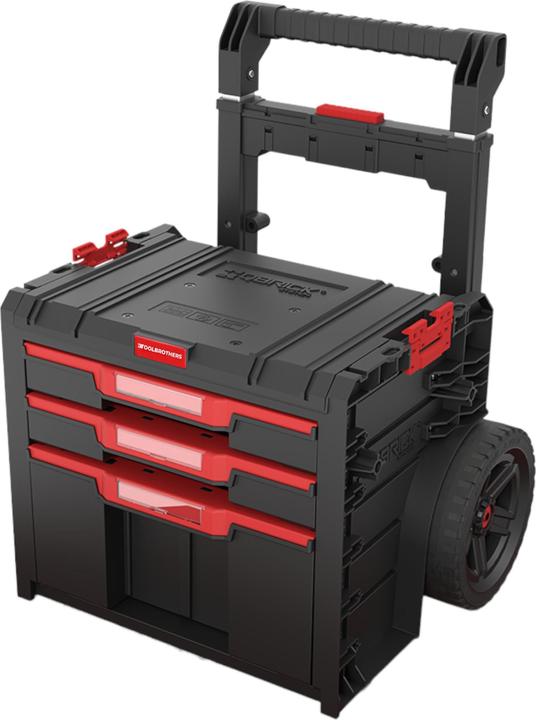 Image du produit Tool Brothers Qbrick System PRO Cart 2.0 Plus Drawer 3 boîte mobile sur roulettes 520 x 415 x 660 mm 12 l 2x 4,5
