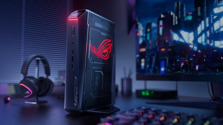 Actual product image ASUS Mini PC ROG NUC NUC15JNK9X389A2, Prozessorfamilie: Intel (32 GB, 1000 GB, Intel Arc Graphics)
