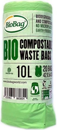 Immagine prodotto Biobag International Bio- Und Mischmüllbeutel (20 x, 10 l)