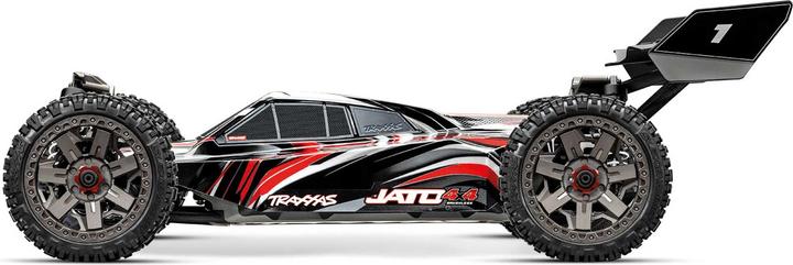 Immagine prodotto Traxxas JATO 4x4 BL2S Brushless rot 1/8 RTR, HD-Teile, ohne Akku/Lader (RTR pronto all'uso)