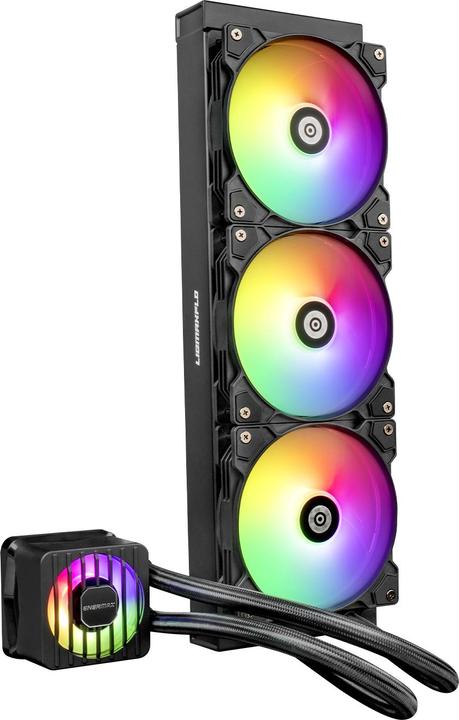 Immagine prodotto Enermax LIQMAXFLO Raffreddatore a liquido CPU AIO da 420 mm - Pompa a doppia camera Xtreme - Blocco acqua