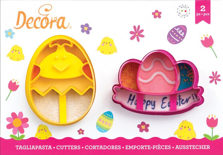 Immagine prodotto Decora Set di tagliabiscotti Pasqua 2 pezzi
