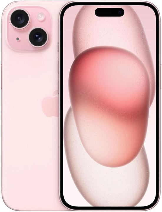 Apple iPhone 15 (128Â GB, Pink, 6.10", SIM + eSIM, 48Â Mpx, 5G)