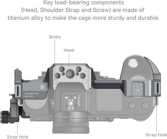 Actual product image SmallRig Cage for Leica SL3, detail colour: black (Cage)