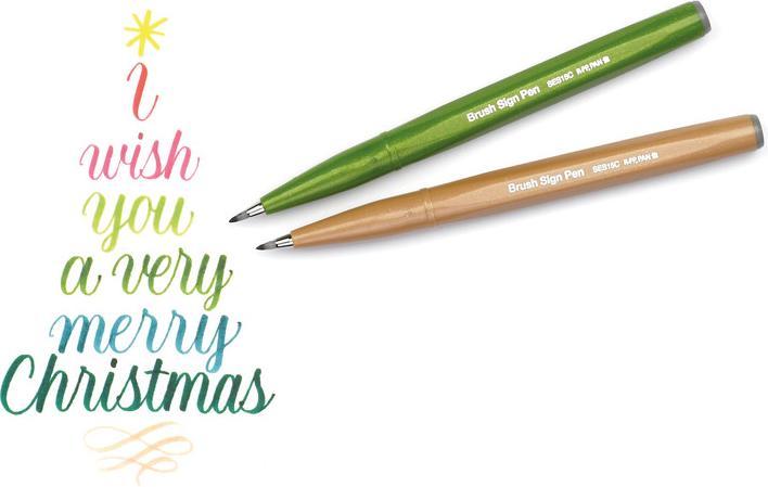Immagine prodotto Pentel Pinselstift (Verde oliva, 1 x)
