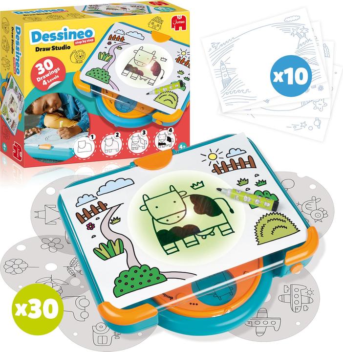 Actual product image Jumbo Dessineo Atelier de dessin (Multilingual)
