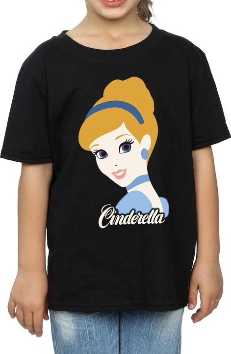 Actual product image Cinderella Girls Silhouette Cotton T-Shirt (152, 158)