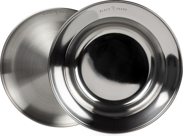 Immagine prodotto Black Snake Set di piastre in acciaio inox