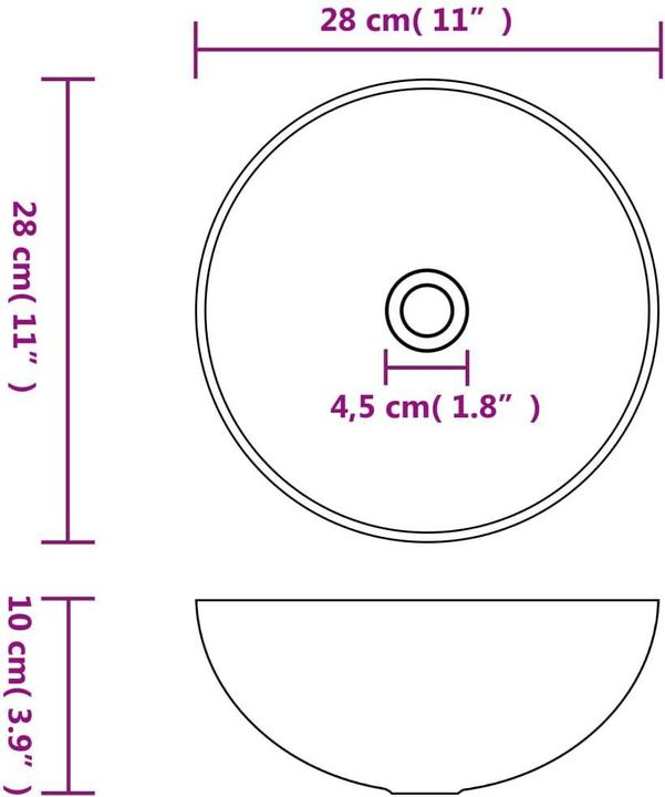 Immagine prodotto VidaXL Oenone (280 mm, 280 mm)