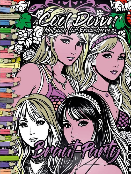 Produktbild Cool Down | Malbuch für Erwachsene: Braut-Party