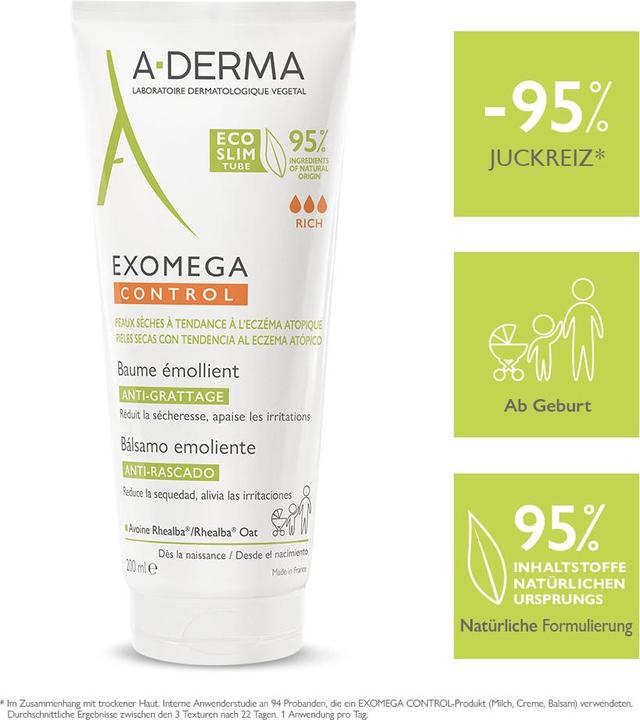 Produktbild A-Derma EXOMEGA CONTROL Balsam Bals (Körpercreme, 200 ml)