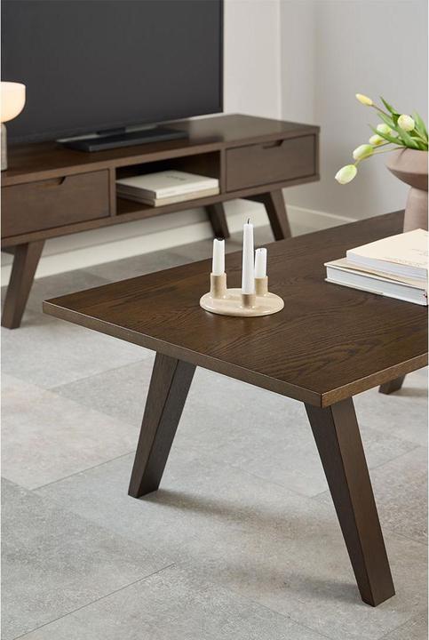Produktbild AC Design A-Line Couchtisch Weiss pigmentiertes, geöltes (130 x 70 x 45 cm)