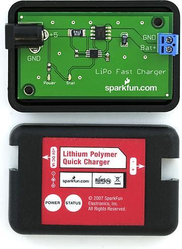 Image du produit SparkFun Chargeur rapide LiPoly 5V Input (Composant de puissance)
