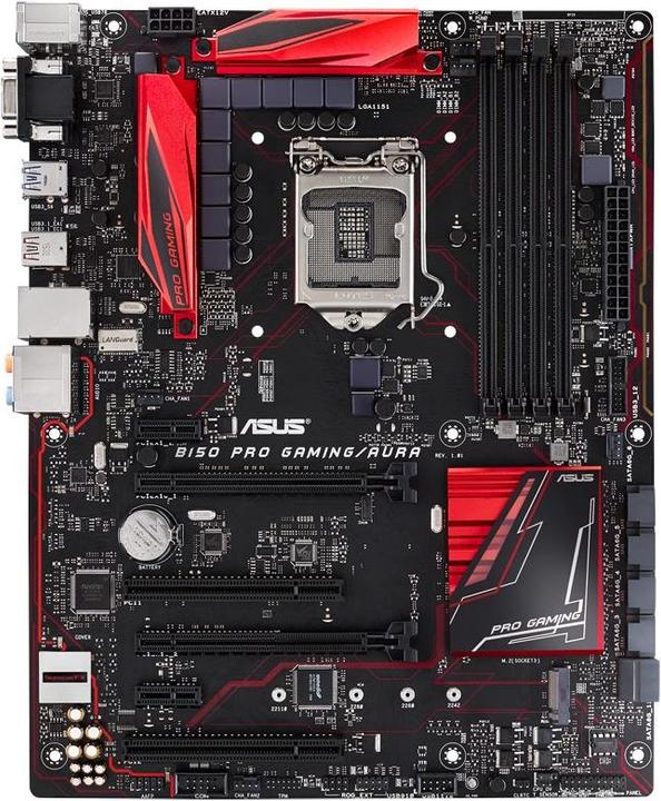 Actual product image ASUS B150 Pro Gaming/Aura (LGA 1151, Intel B150, ATX)
