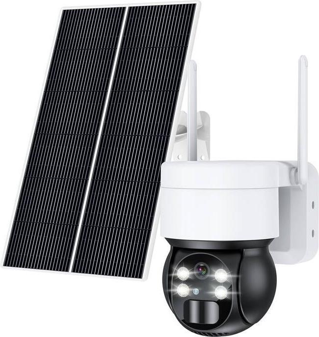 Choetech ASC006-4G solar camera intelligent PTZ 4G LTE with 5W solar panel - white (2048 x 1536 Pixels, 2592 x 1520 Pixel)