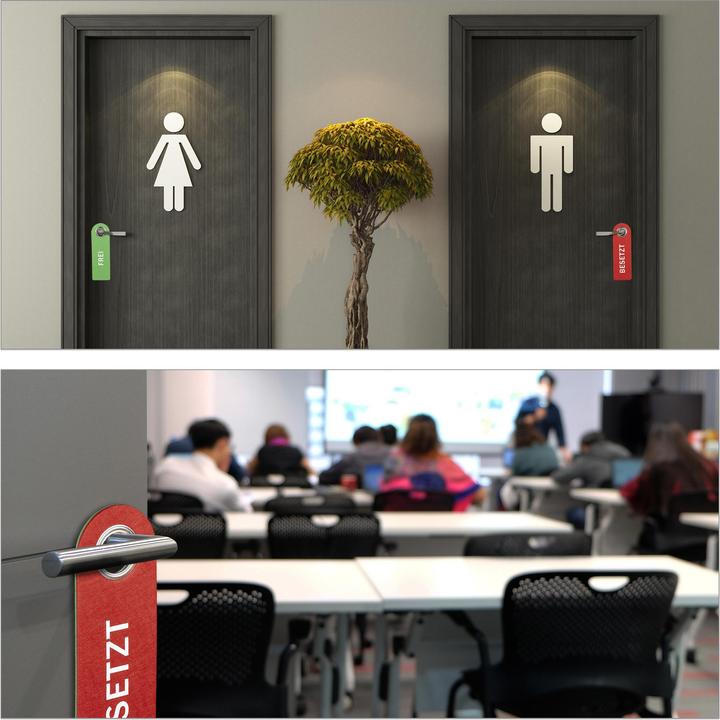 Produktbild Relaxdays 6x Türschild