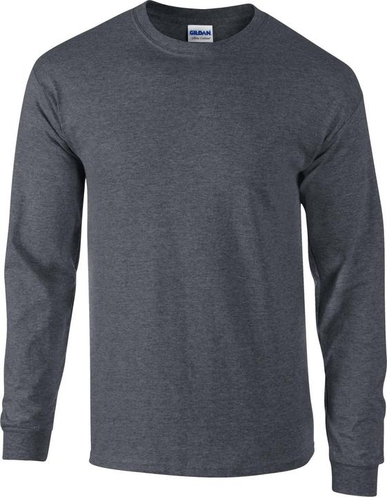 Actual product image Gildan Unisex Adult Ultra Heather Cotton Long-Sleeved T-Shirt (XXL)