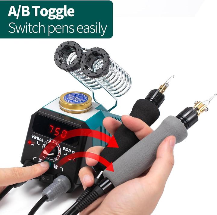 Produktbild Yihua 939D-VI Doppelstift-Brandmalereiset