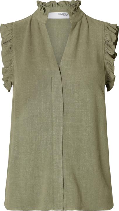 Actual product image Selected Femme Slfviva Sl Ruffle Top Noos (40)