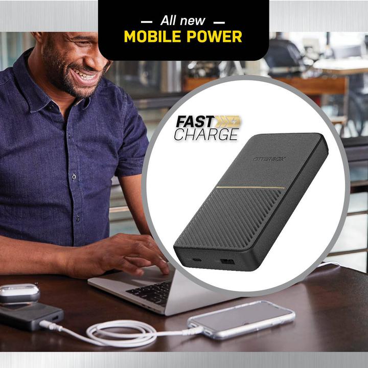 Actual product image OtterBox Standard fast charge Power bank (10000 mAh, 18 W, 37 Wh)