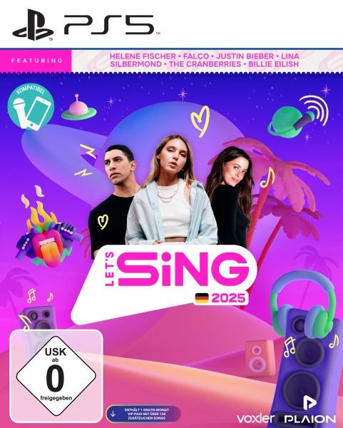 Produktbild Plaion Let's Sing 2025 German Version (PS5) (USK) (PS5, DE)
