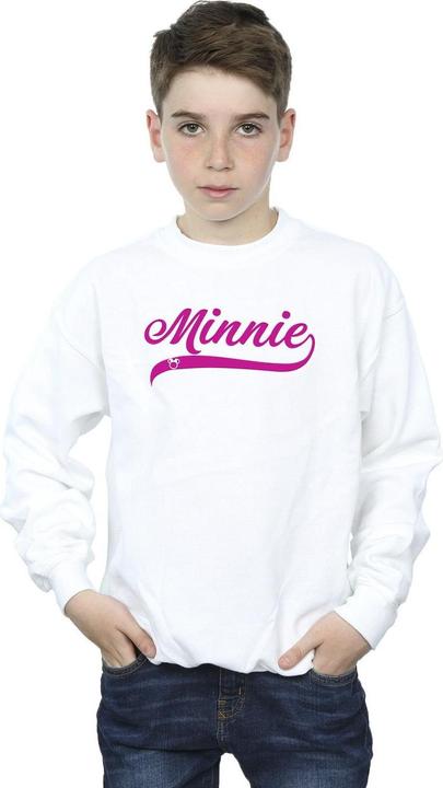 Actual product image Disney Boys Minnie Mouse Logo Sweatshirt (116)