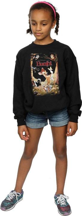 Immagine prodotto Disney Bambi Retro Poster Felpa Ragazze (152, 158)