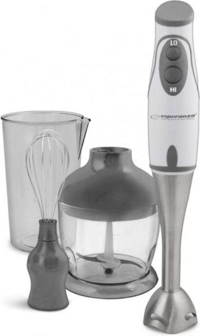 Produktbild Esperanza EKM003E Mixer 0 75 l Pürierstab 450 W Grau Weiss (EU-Stecker)