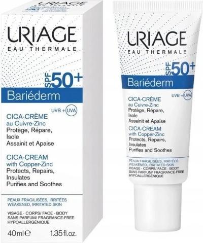 Produktbild Uriage Bariéderm Cica-Creme LSF50 Creme (40 ml, 24h Creme, SPF 50)