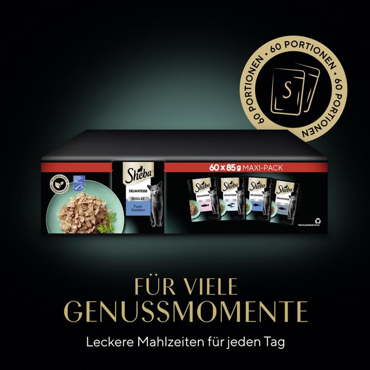 Immagine prodotto Sheba Pesce in busta (Adulto, 60 pz., 5100 g)