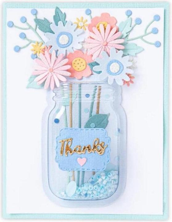 Image du produit Sizzix Fabrication d'Essential Shaker Domes Jar 3" x 1 3/4" 6PK
