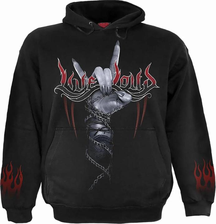 Image du produit Spiral - Sweat à capuche ROCK LOUD - Adulte (S)