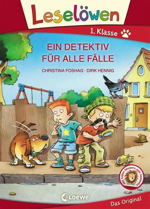 Immagine prodotto Leselöwen 1. Klasse - Ein Detektiv für alle Fälle (Tedesco, Dirk Hennig, Christina Foshag, I primi lettori Loewe, 2019)