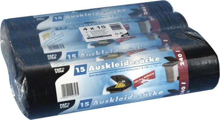 Actual product image Papstar Kehrichtsack (60 x, 240 l)