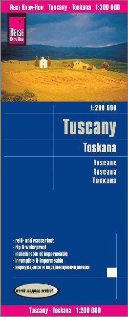 Produktbild Landkarte Toskana (1:200.000) 200000