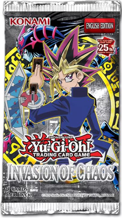 Image du produit Yu-Gi-Oh Invasion of Chaos Booster 25th Anniversary -! - EN (Anglais, Pack de boosters)