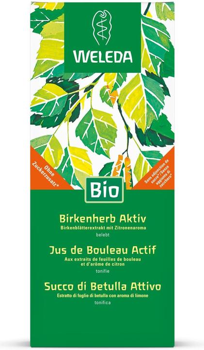 Energie-Label Weleda BIRKENHERB Aktiv Saft - Belebt und aktiviert (1 Stück, Flüssigkeit, 552 g)