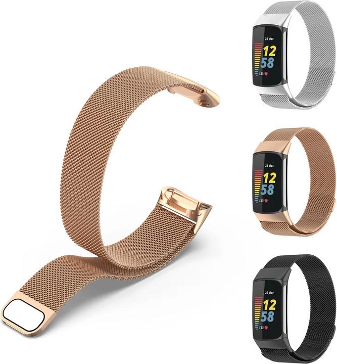 Image du produit PhoneLook Bracelet milanais en acier (taille L) vintage (Aluminium, 4, Charge 3)