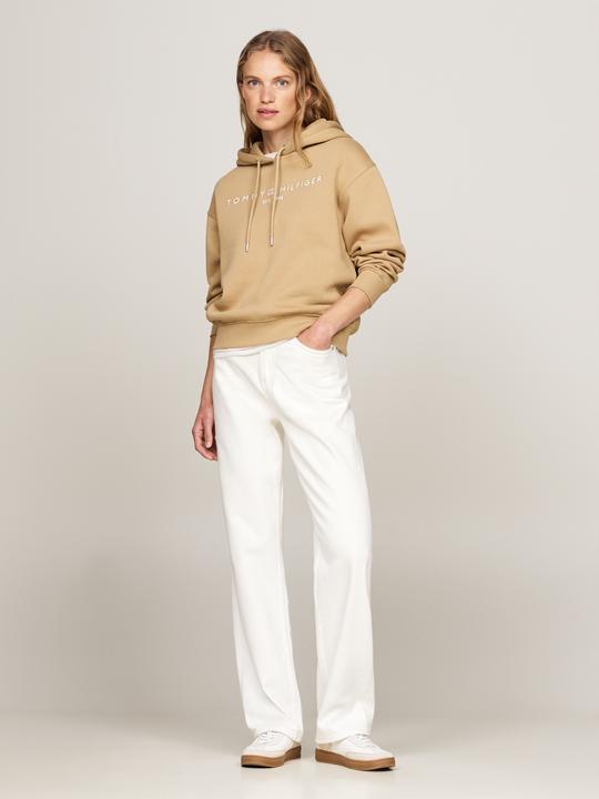 Produktbild Tommy Hilfiger Hoodie Dames Regular Fit - Beige - Maat L (L)