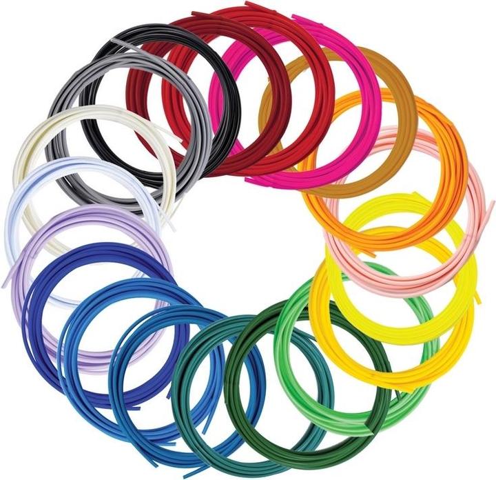 Image du produit 3Doodler Filament FLOW 20 PLA Recharge de 20 couleurs (FLOW-FILLS) (Système de surveillance des filaments)