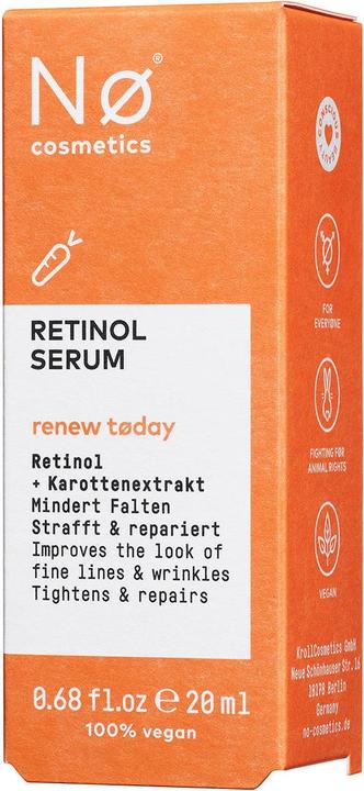 Image du produit Nø Cosmetics renew tøday Sérum au rétinol (20 ml)
