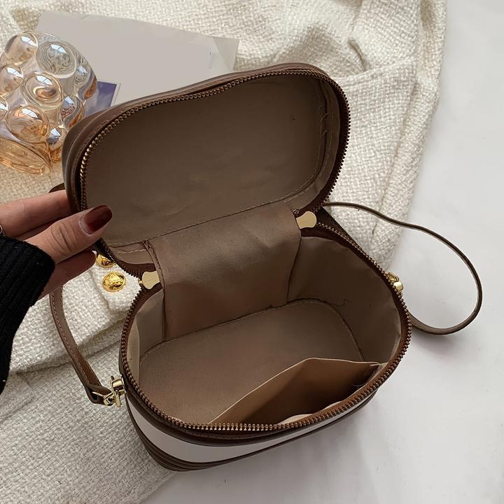 Immagine prodotto Only-Bags.Store Elegante Messenger Bag, verstellbarer Riemen, Reissverschluss, Polyester gefüttert, Randfarbe
