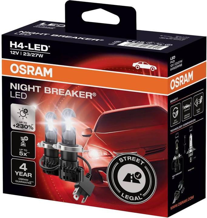Immagine prodotto Osram Night Breaker (H4)