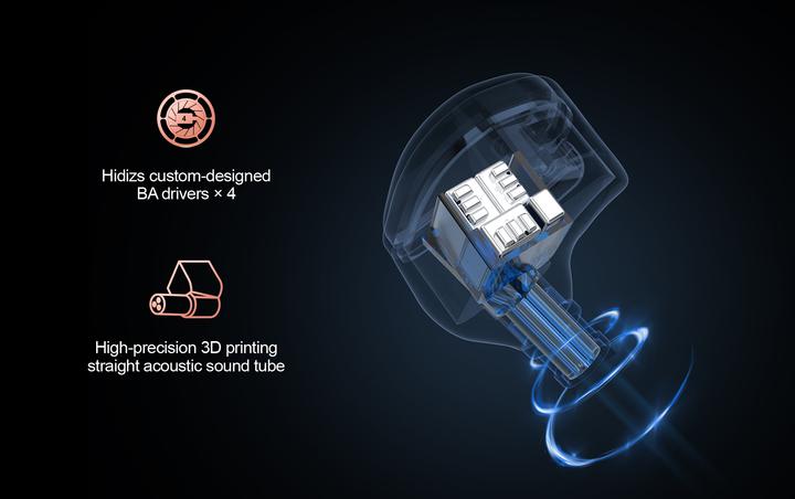 Actual product image Hidizs MD4 (Silver) (Wireless)