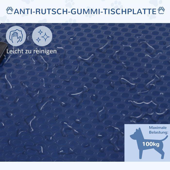 Immagine prodotto Swisshandel24 Tavolo per la toelettatura Tavolo per la rifinitura Tavolo per la tosatura con cesto inferiore per (Cane)
