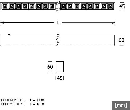 Image du produit LTS CHOCM-P105#658318 Suspension à LED 840 DALI ws (5340 lm)