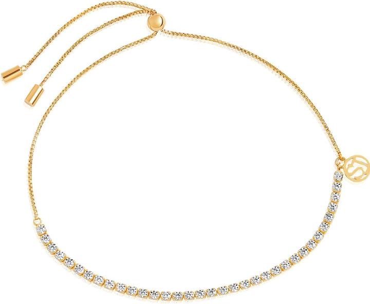 Image du produit Sif Jakobs Ellera Charme or plaqué Cubic Zirconia Bracelet SJ-B42032-CZ-SG (28.50 cm, Argent 925)