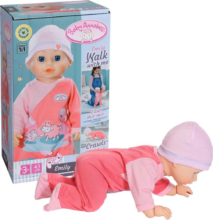Productafbeelding Zapf Creation Baby Annabell® Emily rent met me mee 43cm